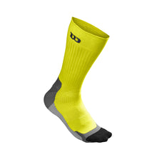 Load image into Gallery viewer, Wilson High-End Mens Crew Sock - Silver/Yellow/S-M
- 4