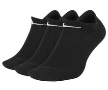 Load image into Gallery viewer, Nike No Show 3-Pack Mens Trainning Socks - 010 BLACK/WHITE/L
- 3
