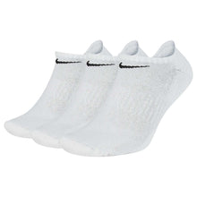 Load image into Gallery viewer, Nike No Show 3-Pack Mens Trainning Socks - 100 WHITE/BLACK/XL
- 5
