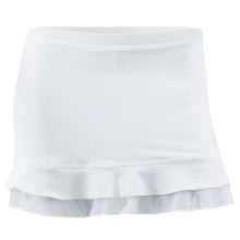Load image into Gallery viewer, Sofibella UV Colors Ruffle 11in Girls Tennis Skirt - White/L
- 25