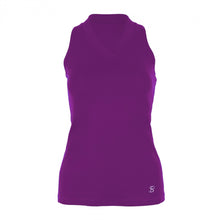 Load image into Gallery viewer, Sofibella UV Colors Racerback Wmns Tennis Tank Top - Raspberry/S
- 1