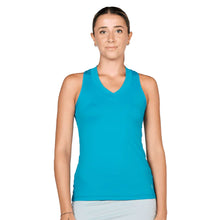Load image into Gallery viewer, Sofibella UV Colors Racerback Wmns Tennis Tank Top - Surfer/XL
- 22