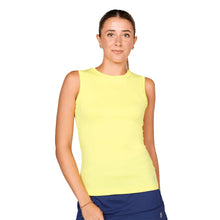 Load image into Gallery viewer, Sofibella UV Colors Womens Sleeveless Tennis Shirt - Sunshine/2X
- 31