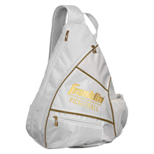 Load image into Gallery viewer, Franklin Sling Bag Pickleball Bag - White/Gold
- 6