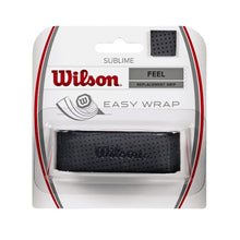 Load image into Gallery viewer, Wilson Sublime Black Replacement Grip - Black
- 1