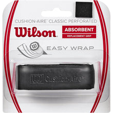 Load image into Gallery viewer, Wilson Cushion-Aire Classc Perf Tennis Replac Grip - Black
 - 1