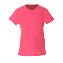 Load image into Gallery viewer, Sofibella UV Colors Girls SS Tennis Shirt - Neon Pink/L
- 9