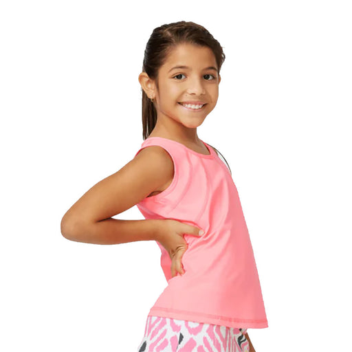 Sofibella UV Colors Girls Tennis Tank Top - Bubble/L