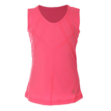 Load image into Gallery viewer, Sofibella UV Colors Girls Tennis Tank Top - Neon Pink/L
 - 9