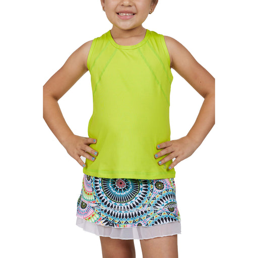 Sofibella UV Colors Girls Tennis Tank Top - Teddy/L