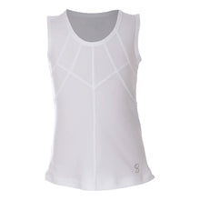 Load image into Gallery viewer, Sofibella UV Colors Girls Tennis Tank Top - White/L
- 17