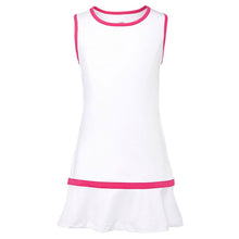 Load image into Gallery viewer, Fila Core Girls Tennis Dress - WHT/BRT PNK 108/L
- 5