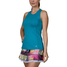 Load image into Gallery viewer, Sofibella UV Colors Womens Tennis Tank Top - Surfer/2X
 - 3