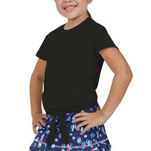 Load image into Gallery viewer, Sofibella UV Colors White Girl SS Tie Tennis Shirt - Black/L
- 5