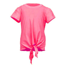 Load image into Gallery viewer, Sofibella UV Colors White Girl SS Tie Tennis Shirt - Neon Pink/L
- 9