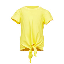 Load image into Gallery viewer, Sofibella UV Colors White Girl SS Tie Tennis Shirt - Sunshine/L
- 13