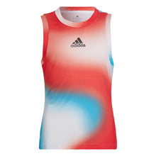 Load image into Gallery viewer, Adidas Match White Red Sky Girls Tennis Tank Top - WHT/RED/SKY 100/XL
- 1