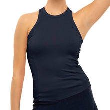 Load image into Gallery viewer, Lucky in Love One Love Rib Womens Tennis Tank Top - MIDNIGHT 401/XL
 - 5