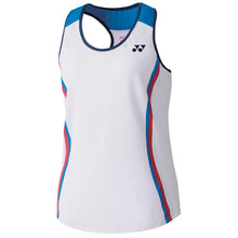 Load image into Gallery viewer, Yonex Melbourne Collection Womens Tennis Tank Top - White W/L
- 2