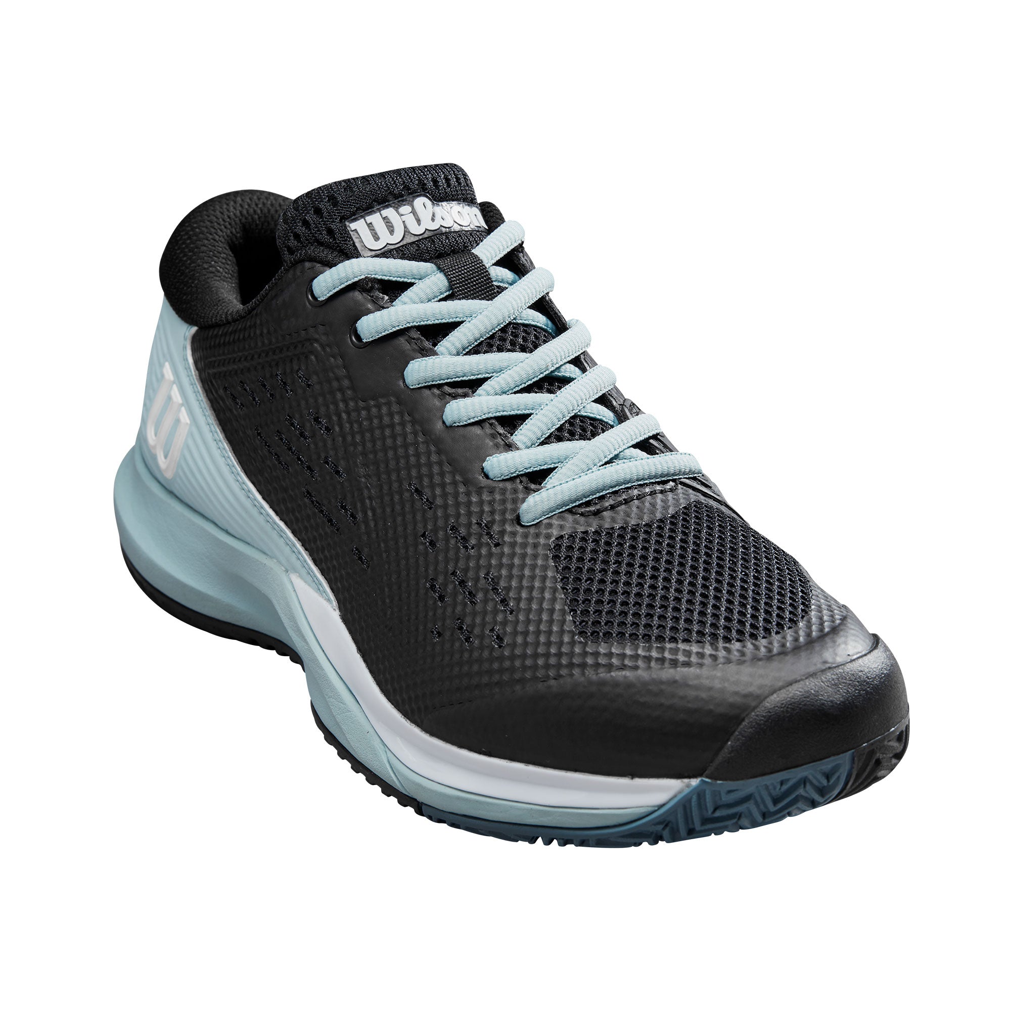 Chaussures De Tennis Wilson Women Rush Pro Ace Clay Opal Blue White Jas Green