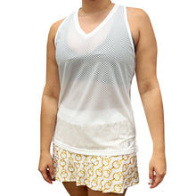 Load image into Gallery viewer, Sofibella Airflow Muscle Wht Wmns Tennis Tank Top - White/2X
 - 19