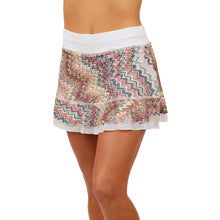Load image into Gallery viewer, Sofibella UV Colors Dbl 13 Inch Wmn Tennis Skirt - Missona/XL
- 7