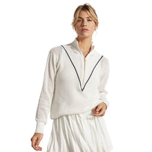Load image into Gallery viewer, Varley Calva Knit White Womens Half Zip Sweater
- 6