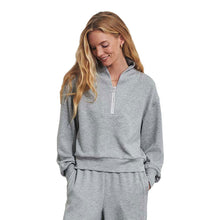 Load image into Gallery viewer, Varley Davidson Womens Half Zip Sweatshirt - Light Grey Marl/L
- 17