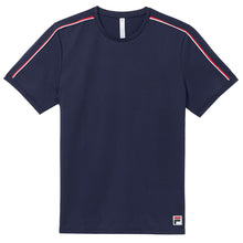 Load image into Gallery viewer, Fila Essentials Heritage Jacquard Men Tennis Shirt - NAVY 412/XXL
- 3