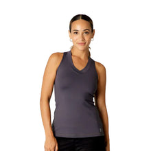 Load image into Gallery viewer, Sofibella UV Colors Racerback Wmns Tennis Tank - Grey/2X
- 5