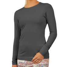 Load image into Gallery viewer, Sofibella UV Colors Womens LS Tennis Shrt - Gray/2X
- 6