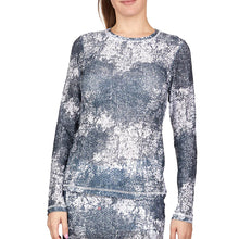 Load image into Gallery viewer, Sofibella Airflow Womens Long Sleeve Tennis Shirt - Cloud Burst/2X
- 5