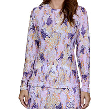 Load image into Gallery viewer, Sofibella Airflow Womens Long Sleeve Tennis Shirt - Sweet Pea/2X
- 13