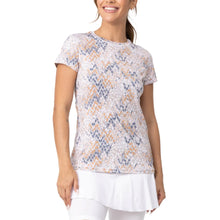 Load image into Gallery viewer, Sofibella UV Feather Womens Tennis SS Shirt - Missy/XL
- 5