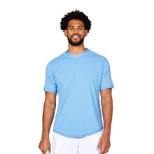 Load image into Gallery viewer, SB Sport Classic V Neck Mens SS Tennis Shirt - Neo Blue/XL
- 2