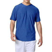 Load image into Gallery viewer, SB Sport Classic V Neck Mens SS Tennis Shirt - Royal Melange/2X
- 3