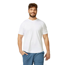 Load image into Gallery viewer, SB Sport Classic V Neck Mens SS Tennis Shirt - White/2X
- 5