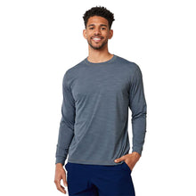 Load image into Gallery viewer, SB Sport Classic Long Sleeve Mens Tennis Shirt - Charcoal Melang/2X
- 2