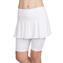 Load image into Gallery viewer, Sofibella Jan Bermuda Womens Tennis Skirt w Shorts - White/2X
- 9