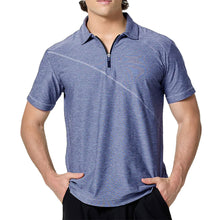 Load image into Gallery viewer, SB Sport Short Sleeve Mens Tennis Polo - Steel Melange/1X
- 12