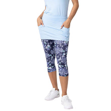 Load image into Gallery viewer, Sofibella UV Abaza Ft Wmns Tennis Skirt w Leggings - Aqua Marine/2X
- 1