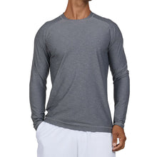 Load image into Gallery viewer, Sofibella SB Sport Athletic Mens LS Tennis Shirt - Grey Melange/1X
- 3