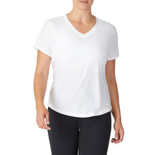 Load image into Gallery viewer, FILA Perforated V-Neck Womens Shirt - WHITE 100/5X
- 3