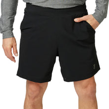 Load image into Gallery viewer, Sofibella SB Sport 7 in Mens Tailored Tennis Short - Black/2X
- 1