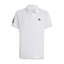 Load image into Gallery viewer, Adidas Club Tennis 3-Stripes Boys Tennis Polo - WHITE 100/XL
 - 1