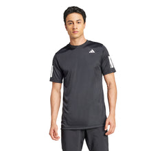 Load image into Gallery viewer, Adidas Club 3 Stripes Mens Tennis Shirt 1 - Black/XXL
- 5