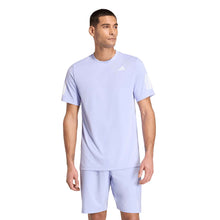 Load image into Gallery viewer, Adidas Club 3 Stripes Mens Tennis Shirt 1 - Violet Tone/XL
- 4