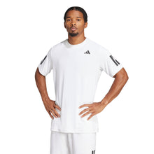 Load image into Gallery viewer, Adidas Club 3 Stripes Mens Tennis Shirt 1 - White/XXL
- 16