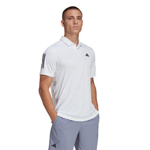 Load image into Gallery viewer, Adidas Club 3 Stripes Mens Tennis Polo 1 - WHITE 100/XXL
- 3