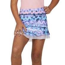 Load image into Gallery viewer, Sofibella UV Ruffle 11in Girls Tennis Skirt - Ikatana/L
- 28